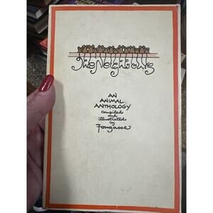 Vtg PB book, The Neighbours, An Animal Anthology by Fougasse, 1957